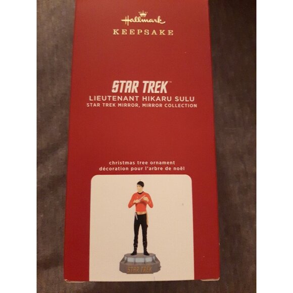 Hallmark Keepsake Star Trek Mirror Collection Lieutenant Hikaru Sulu Ornament - Picture 1 of 3